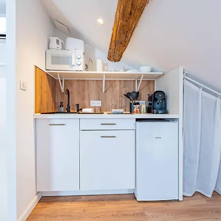 Les Du 48j Design 7 Clim Et Kitchenette Centre Lejlighed *
